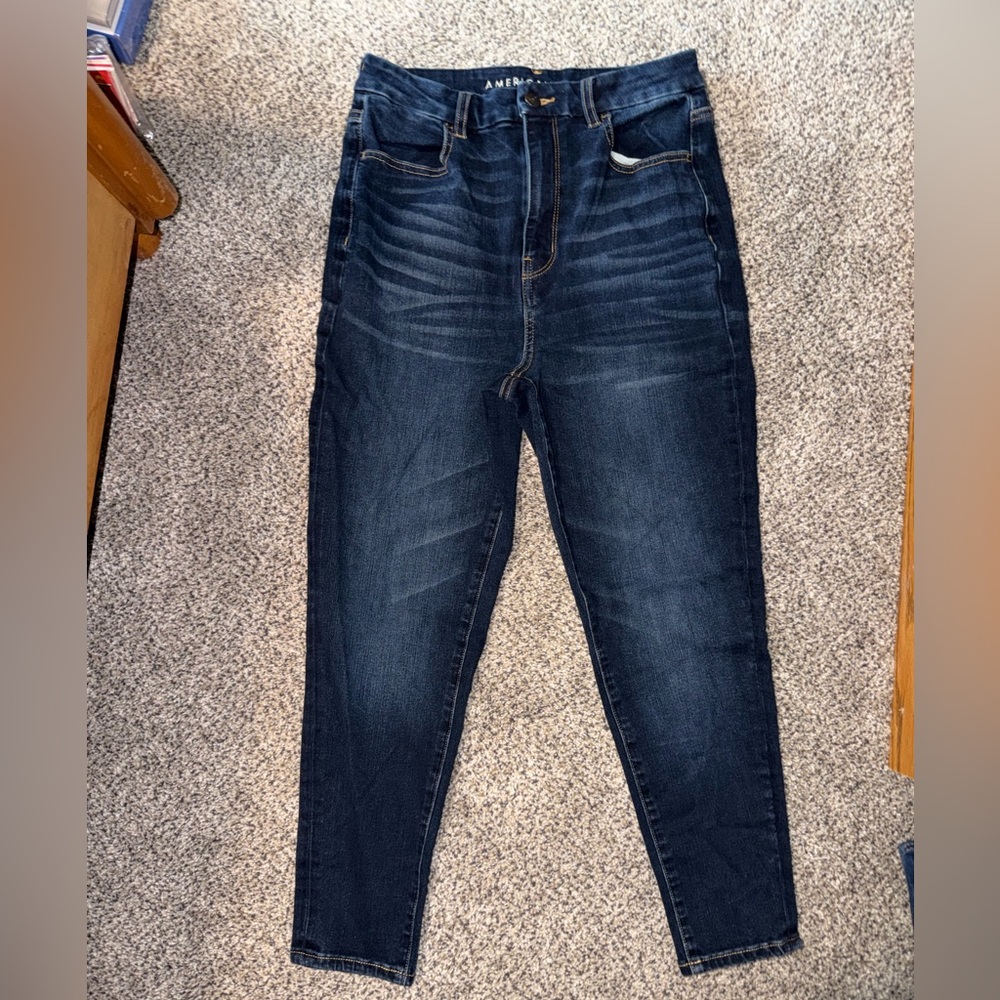 American Eagle Dark Blue Jeggings x-short